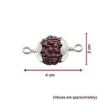 Rudraksha Pendant/Sterling Silver Caped Pendant
