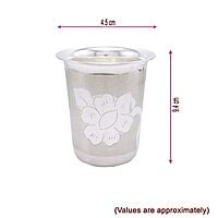 Silver Tumbler , Glass