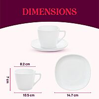 BOROSIL SET OF 4 LUNCH BOX SQUARE + ROUND KNS