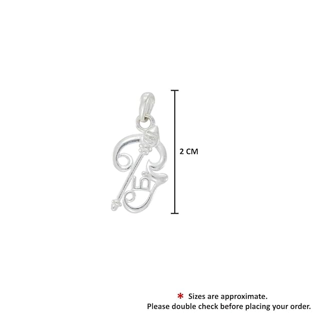 Silver(92.5% Purity) Chain with Ganesha Pendent