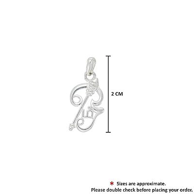 Silver(92.5% Purity) Chain with Ganesha Pendent