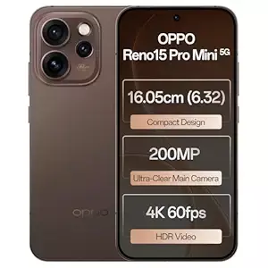 Oppo Reno15Pro mini 5G (Cocoa Brown, 12GB RAM, 256GB Storage)