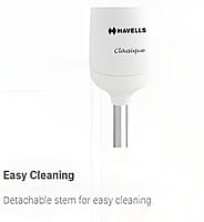 Havells Classique- S Low Noise 300 watt Hand Blender with Detachable Stainless Steel Stem