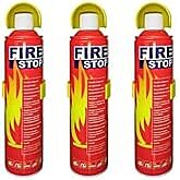 6Kg ABC Powder Fire Extinguisher (Red)-ISI, BIS, CE & ISO Certified | | for Home, Kitchen, Office,