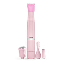 Lifelong Trimmer for Women 4 in 1 Women Trimmer, 60 Minutes Runtime, Rechargeable Women Trimmer Pink