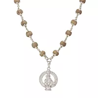 Silver Thulasi Ayyappan Mala–Sacred Tulasi Beads for Ayyappa