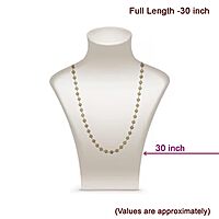 Pure Silver-Tied Tulasi Mala for Ayyappan Devotees