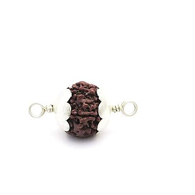 Rudraksha Pendant/Sterling Silver Caped Pendant