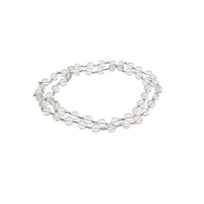 Pure Silver Sphatik mala Crystal Jaap Mala for Pooja Pure Silver Sphatik mala Crystal Jaap Mala for Pooja