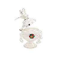 Decorative Salangai Peacock Kumkum chimizh