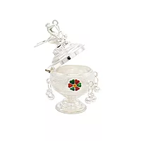 Decorative Salangai Peacock Kumkum chimizh