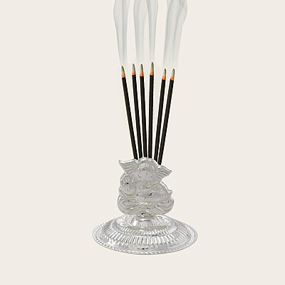 Silver Ganapathy Incense Holder / Idol Silver Ganapathy Incense Holder / Idol