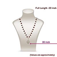 925 Silver Tied Rudraksha Mala Ruthratcham |Ayyappan Pendant Silver ,Certified