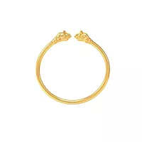 Gold Plated Adjustable Elephant Kada