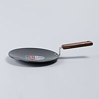 Wonderchef Ebony Roti Tawa 28cm Non Stick Tawa  4.06mm Wooden Handle