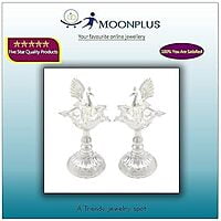 Traditional Peacock Kuthu Vilakku