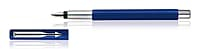 PARKER VECTOR STA CALLIGRAPHY CHROME TRIM FOUNTAIN PEN BLUE BODY PARKER VECTOR STA CALLIGRAPHY CHROME TRIM FOUNTAIN PEN BLUE BODY