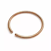 Pure Copper Kada Bracelet for Men & Women | Open Adjustable Copper Bangle | Plain Minimal Ayurvedic Kada