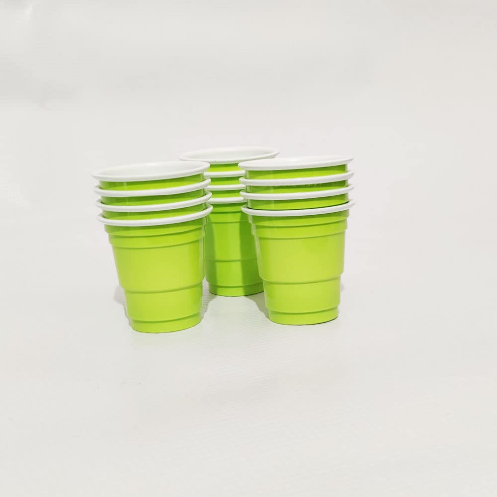 The Magic Balloon Store - Beer Pong Shot Glasses For Holi, Bachelor Cocktail New Year and Wedding Party Supplier - Liquid Capacity 60ml Pack of 30pcs