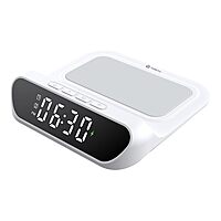 Toreto PowerTick15W Wireless Charger for Wireless Charging with Digital Clock and Alarm