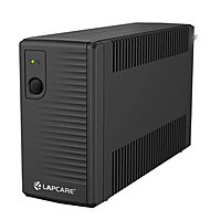 Lapcare LONG-650 600VA UPS – 230V, 360W | Compact Design | 4-8ms Response Time | ATX/EPS | 2Y Warranty | Black