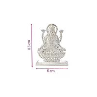 Silver Goddess Lakshmi Idol