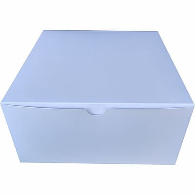 Plain White  Cake Box