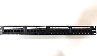 Delton Cat6 STP 24Port Loaded Patch Panel