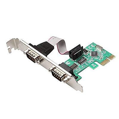2 Ports PCI Express RS232 Controller Serial Card