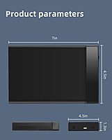 Hammok 2 in 1 USB 2.0 External Hard Drive Casing for 2.5″ & 3.5″ Sata Hard Drives Dual 2.5 inch and 3.5 inch HDD Enclosure Case (Emily)