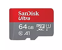 SanDisk Micro SDXC USH-I 64GB Class 10 Memory Card