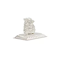 God Ornament Silver Vinayagar Idol