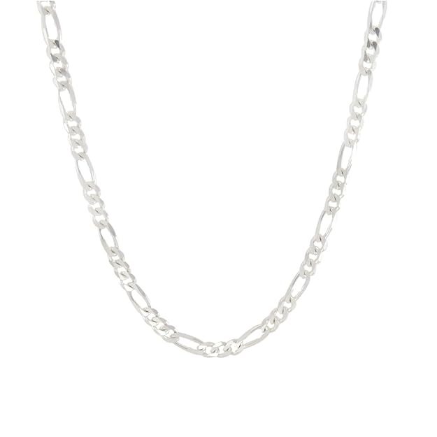 Sterling Silver Men's Figaro Chain