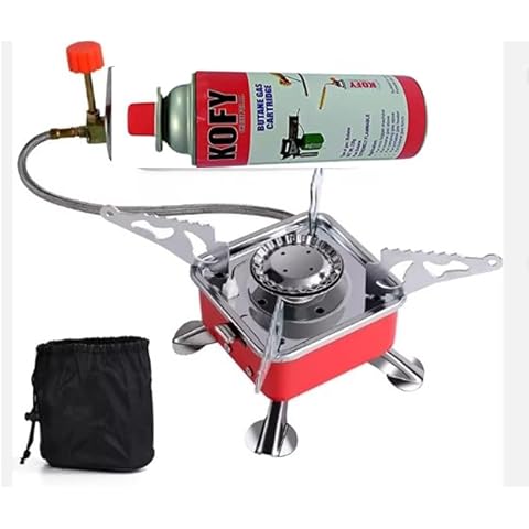 Camping Stove Gas Stove Folding Furnace Portable Square-Shaped Gas Butane Burner