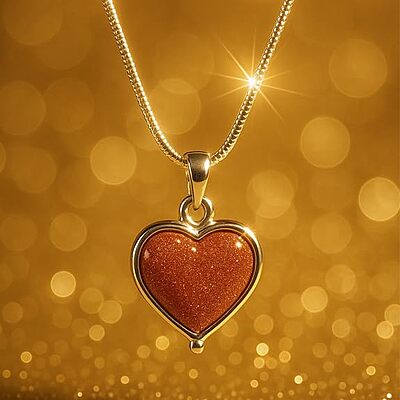 Silver Chain with Rajavarthi Stone Pendant