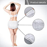 Adult Pull-On-Cover Pants,Incontinence Leak Protection, Washable Waterproof Incontinence Pants,Soft And Noiseless Swim Brief