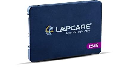 Lapcare 128GB M.2 2280 SATA III SSD. Features 6Gbps speed, reliable 3D NAND flash, and fast read/write for smooth performance.