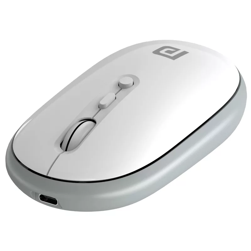 Portronics Toad II Grey – A versatile dual mode wireless mouse that connects via Bluetooth or USB receiver. Ergonomic design, smooth tracking, and long battery life make it perfect for work or play.
