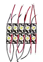 SYMFONIA 5 Watt White SMD LED Diode Bulb Lamp with Heatsink (Pack of 10) Light Electronic Hobby Kit