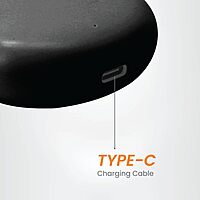 Just Corseca Soul Sync Pro TWS Earbuds – Bluetooth 5.3 | 10mm Drivers | 40H Playtime | Black