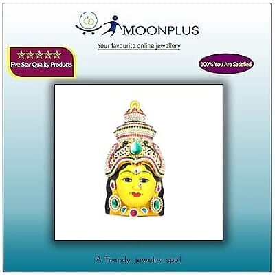 God Ornament Goddess Varalakshmi Stone Face/Mugam God Ornament Goddess Varalakshmi Stone Face/Mugam