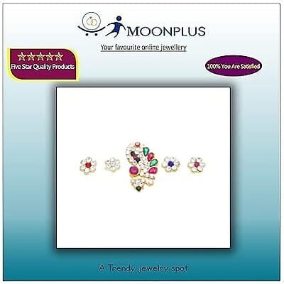 God Ornament Multi-stone bindi/thilagam/Pottu