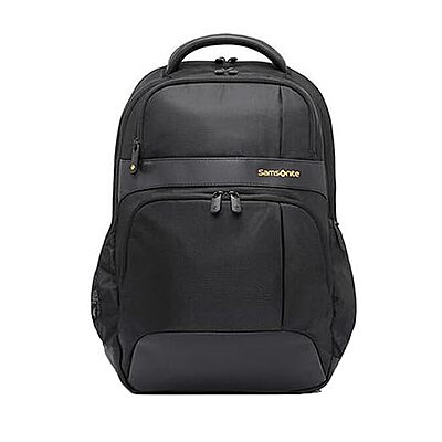 Samsonite Ikonn Eco BP III Laptop Backpack – Polyester | Office & Travel Use | Black