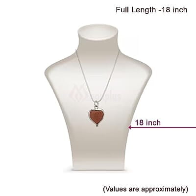 Silver Chain with Rajavarthi Stone Pendant