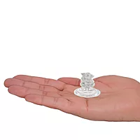Silver Ganapathy Incense Holder / Idol