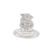 Silver Ganapathy Incense Holder / Idol