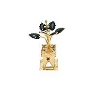 Silver Tulasi Madam / Tulsi Plant (Gold Plated)