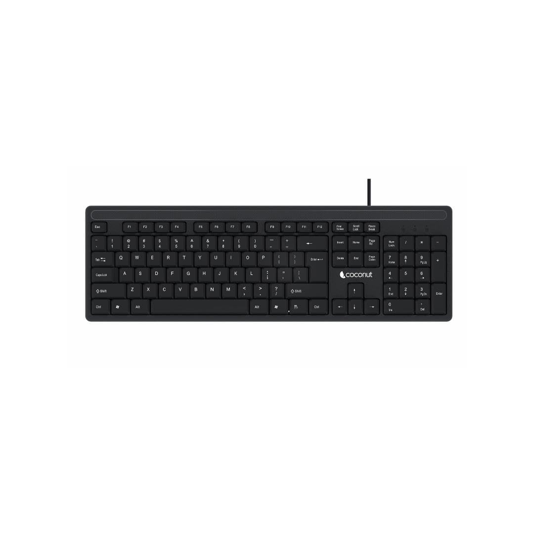 Coconut K11 Wired Keyboard (Durable, Comfortable, Blue Edition, 1 Year Warranty)