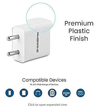 Wall Charger Ambrane AWC-47 2.4A (Type-C) Wall Charger Ambrane AWC-47 2.4A (Type-C)