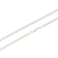Sterling Silver Men's Curb Chain